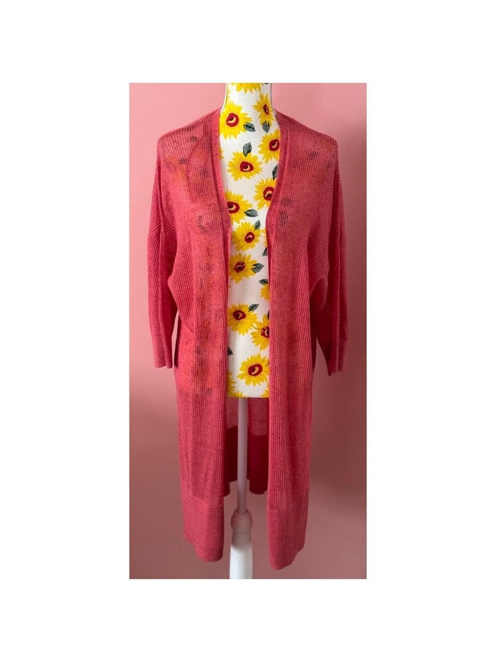 Women's Gap Cardigan, XL, Coral Pink